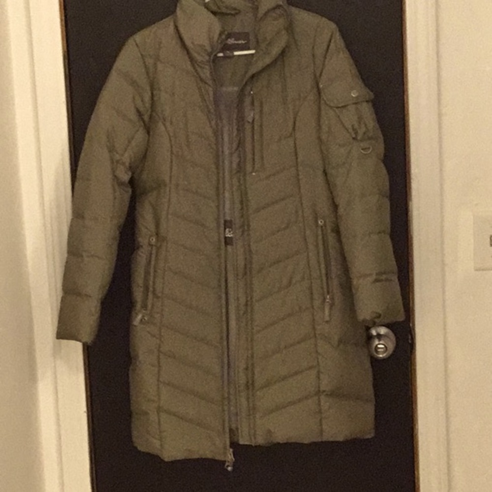 Sage green long Eddie Bauer